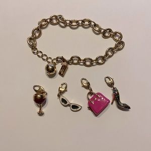 Kate Spade Charms and Bracelet